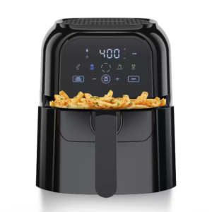 6 Qt. Black Air Fryer with Digital Touch Control