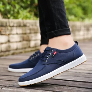Men Casual Shoes Summer Canvas Shoes Men Breathable Casual Canvas Men Shoes Walking Men Shoes Chaussure Homme Factory Sales