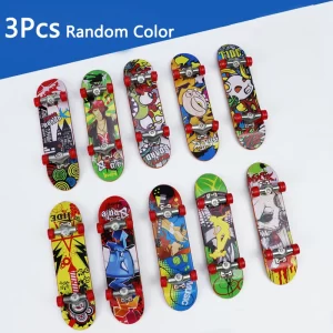 1/3Pcs Mini Professional Skate Board Toys Cool Finger Sports Plastic Skateboards Creative Fingertip Toys for Adult and Kids Gift